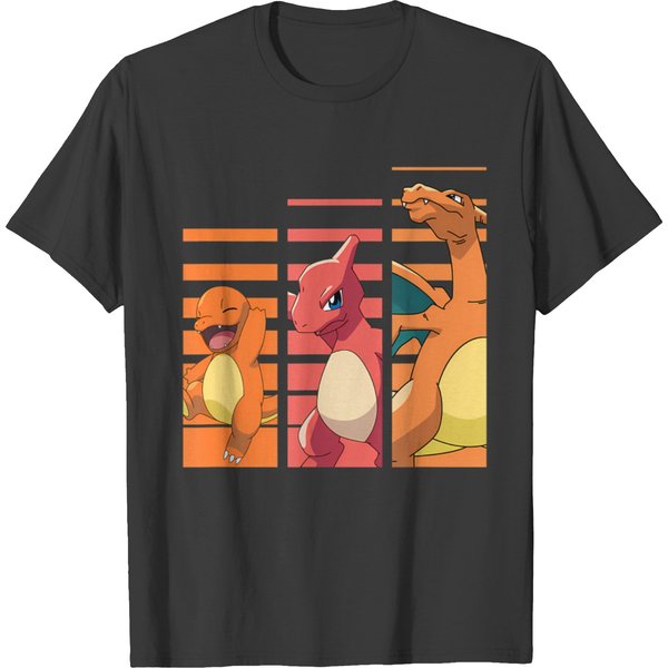 Pokã©Mon Charmander Evoluions Shir T-Shirts-image