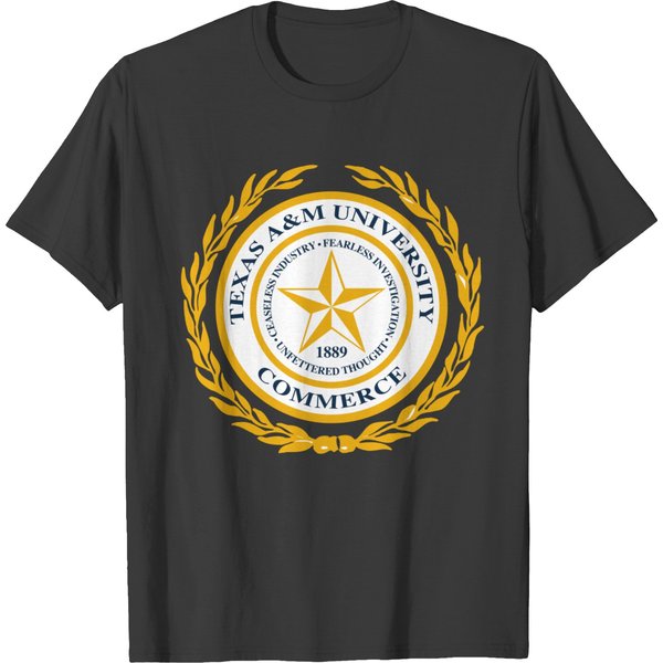 Texas Am University Commerce Logo And Seal T-Shirts-image