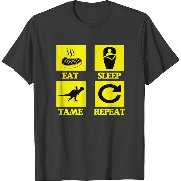 Ark Survival Evolved - Eat Sleep Tame Repeat T-Shirts-image