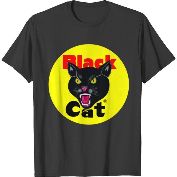 Black Cat Fireworks Premium T-Shirts-image
