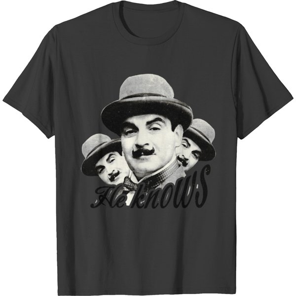Hercule Poirot Knows T-Shirts-image