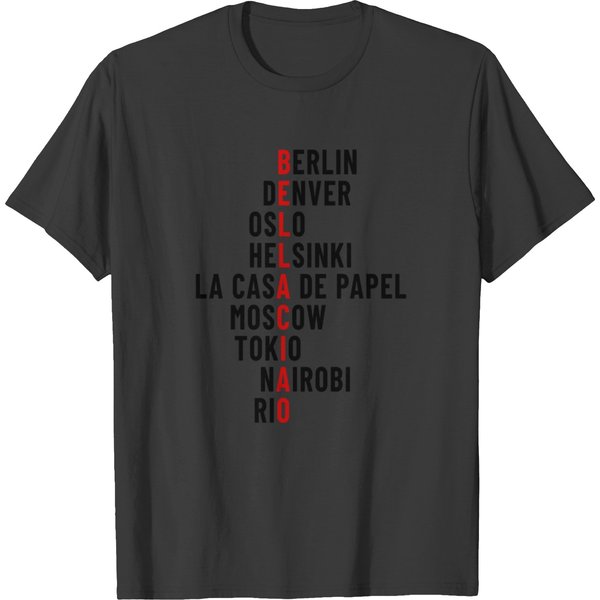 La Casa De Papel Bella Ciao (Money Heist) T-Shirts-image