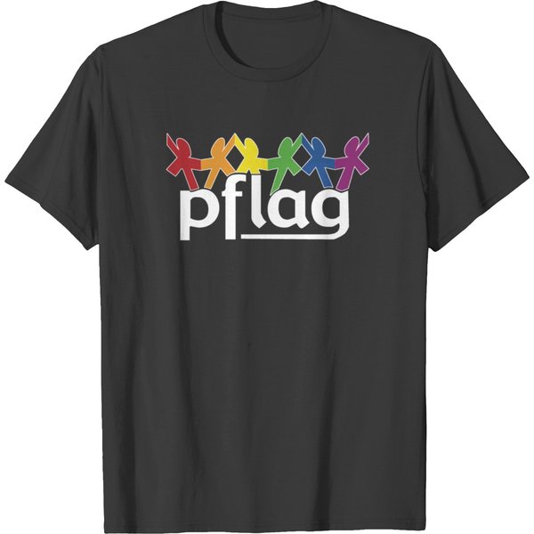 Pflag Logo Fitted V-Neck T-Shirts-image