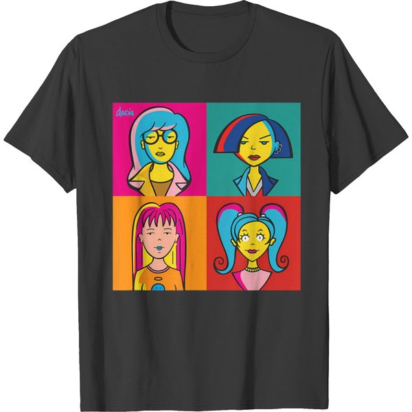 Mademark X Daria Ladies Of Daria Pop Art T T-Shirts-image