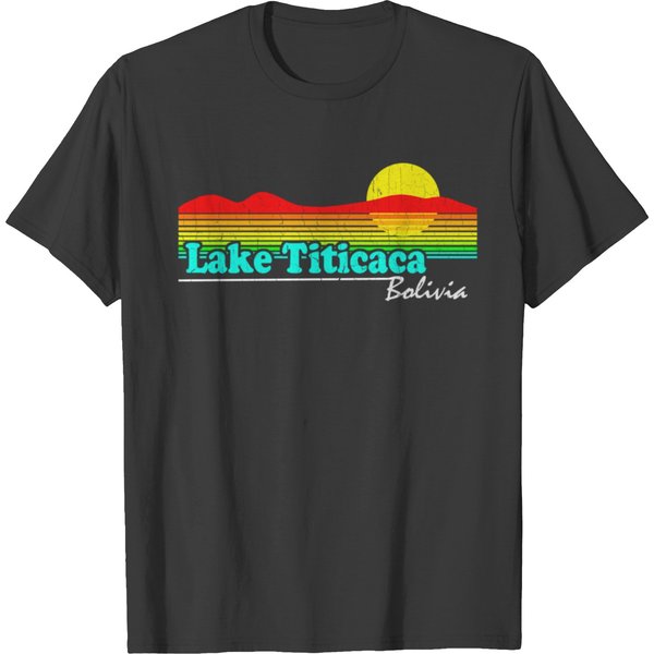 Funny Lake Titicaca, Bolivia (vintage Distressed) T-shirts