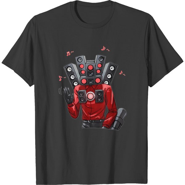 Printerval Speakerman Skibidi Toilet Cameraman T-Shirt | Fun Gifts-image
