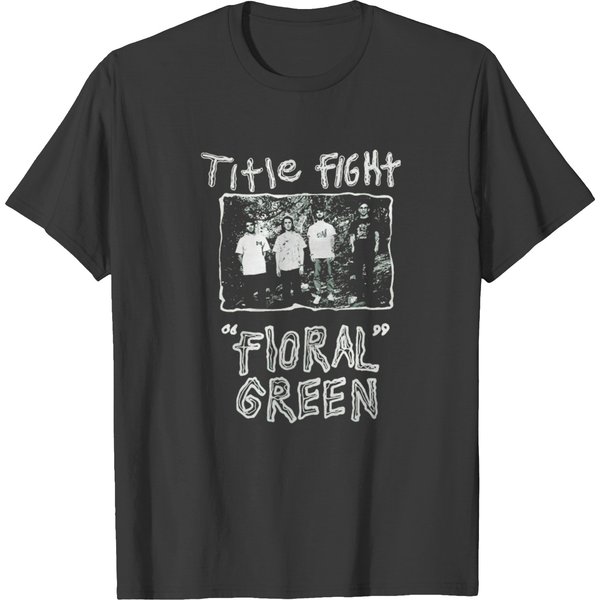 Title Fight Floral Green Promo T-Shirts-image