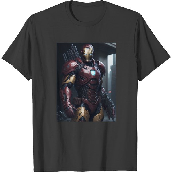 Ironman In A Military Custom Superheroes T-Shirts-image