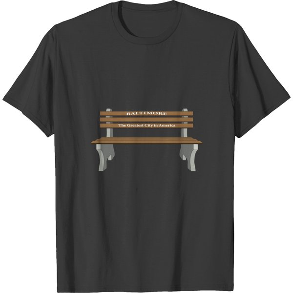 Baltimore Bench- Greatest City In America T-Shirts-image