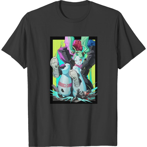 Rebecca And Adam Smasher Edgerunners Cyberpunks T-Shirts-image