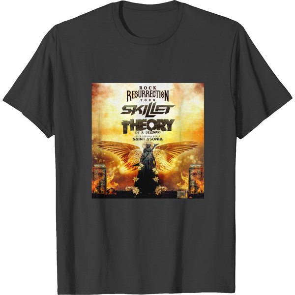 Skillet Theory Of A Deadman Tour 2023 Lulu1 T-Shirts-image