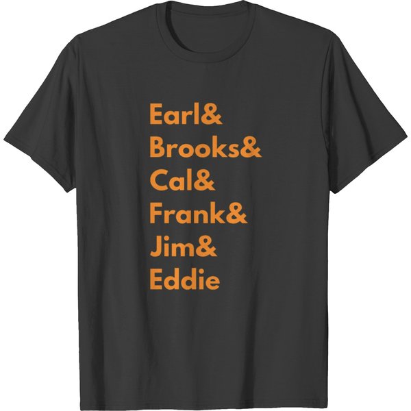 Orioles Hall Of Famers Active T-Shirts-image