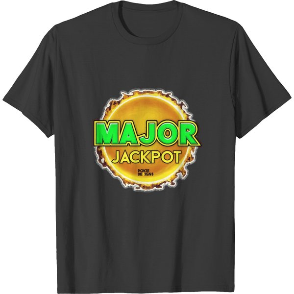 Major Jackpot Design - Pokie Designs T-Shirts-image
