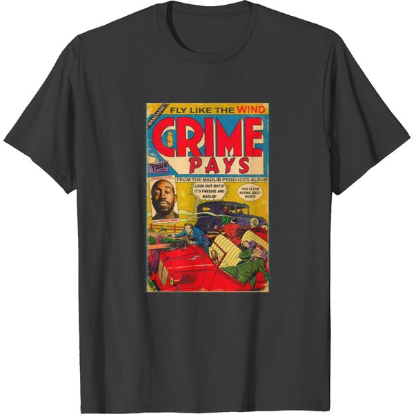 Freddie Gibbs Madlib Pays Comic Book Poster T-Shirts-image