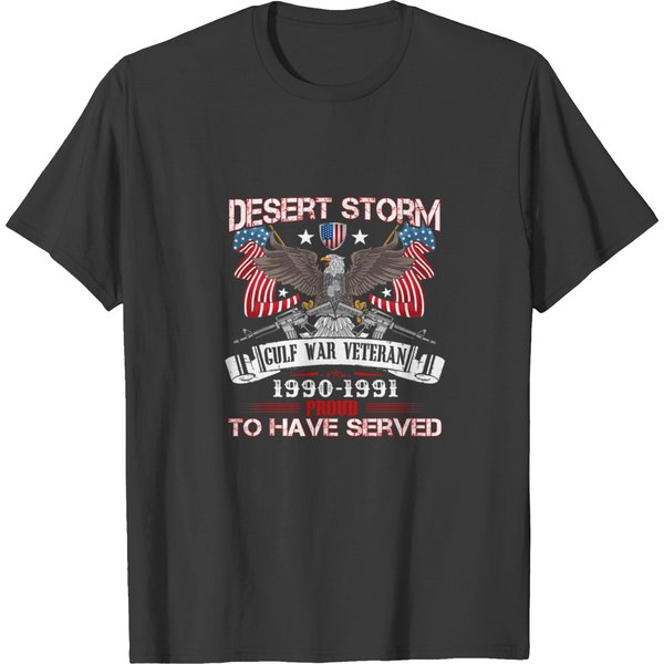 Desert Storm Veteran Proud Shirt United States Veteran T-Shirts-image
