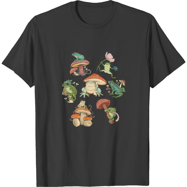 Frog Cottagecore Goblinecore Frogcore Cottagecore T-Shirts-image