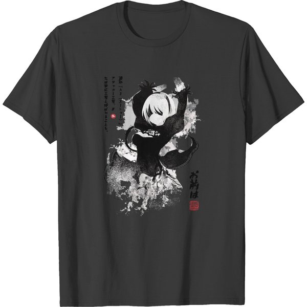 Nierautomata 2B Japan Ink Nier _ Automata Ver 2.0 T-Shirts-image