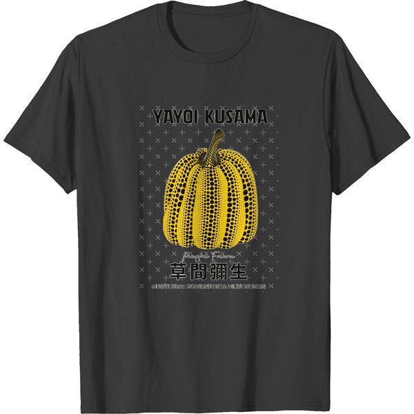 Yayoi Kusama Pumpkin Exhibition Poster T-Shirts-image