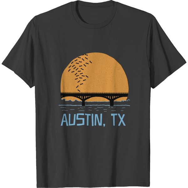 Austin Texas Bat Bridge T-Shirts-image