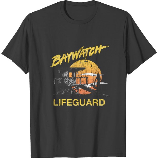 Baywatch Lifeguard Sunset 1989 T-Shirts-image