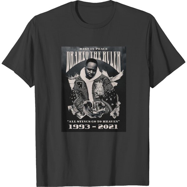 Rip Drakeo The Ruler Music Rapper Tapestry T-Shirts-image