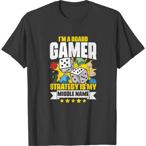Im Board Gamers Dice Board Gaming T-Shirt-image