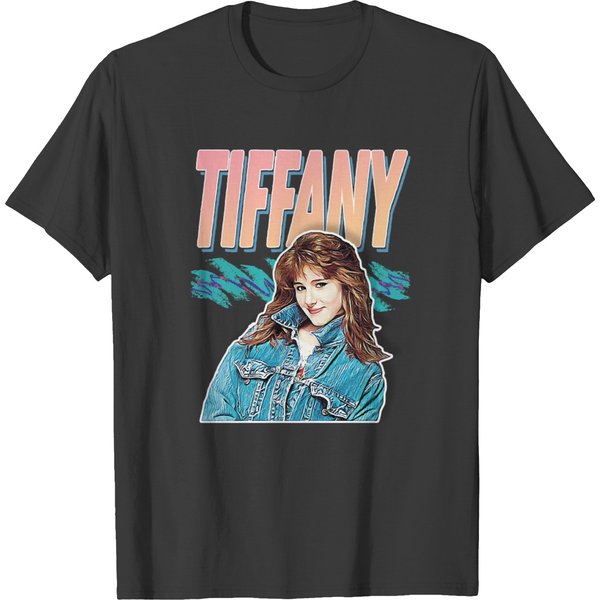 Tiffany 80S Styled Aesthetic Design T-Shirts-image
