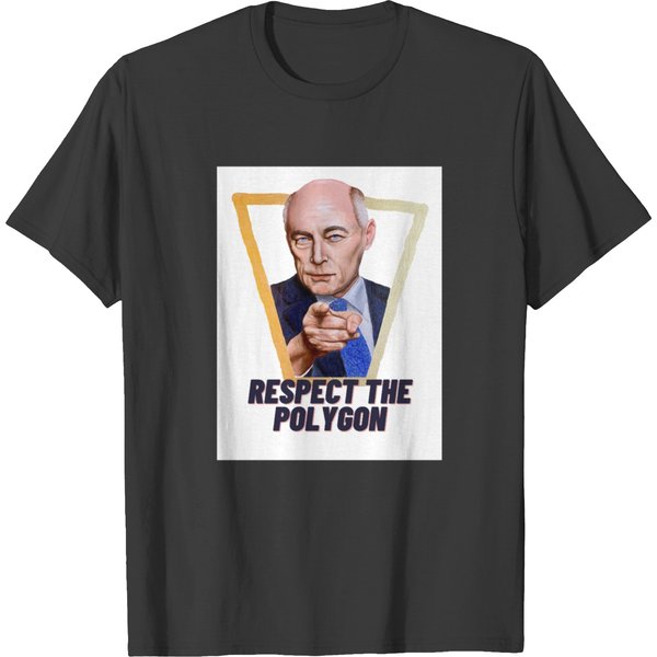Respect The Polygon (With Words) T-Shirts-image