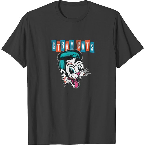 Stray Cats Sticker T-Shirts-image