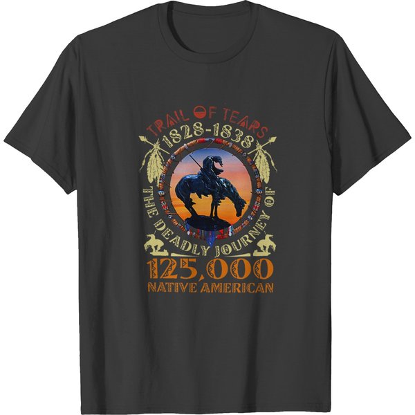 The Trail Ends Native American Native American T-Shirts-image