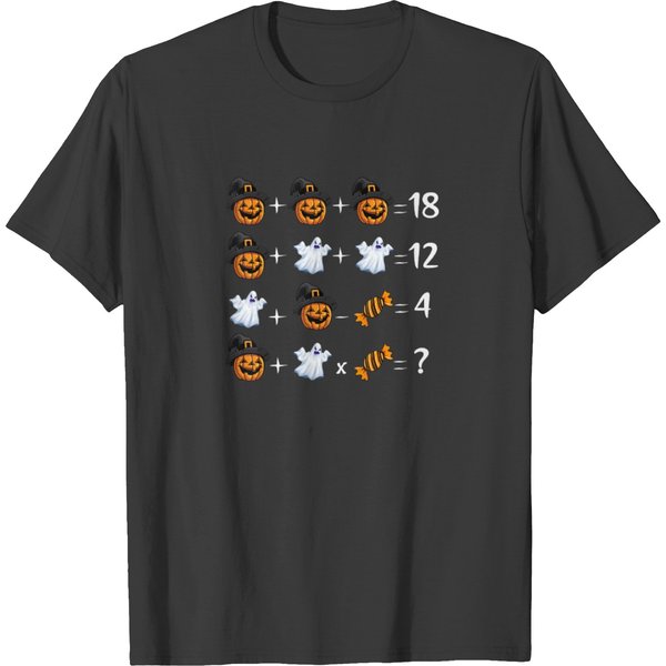 Math Teacher Math Teacher Halloween T Shirts-image