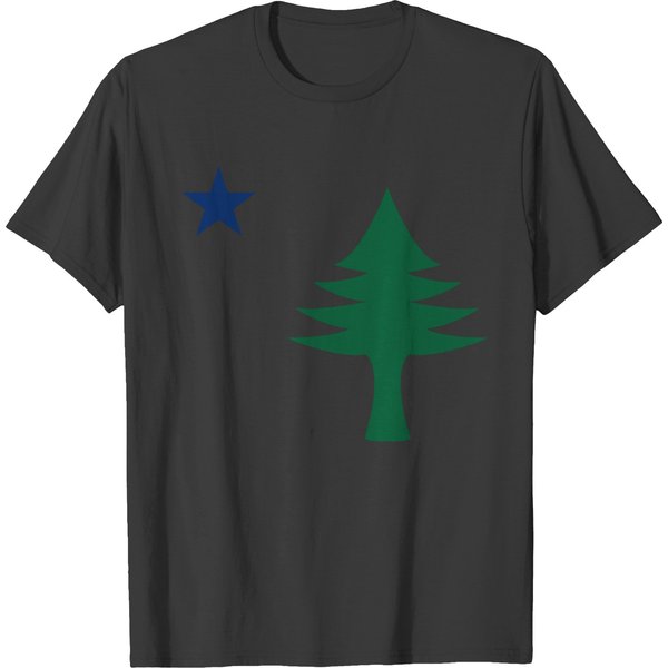 1901 Maine Flag T Shirts-image