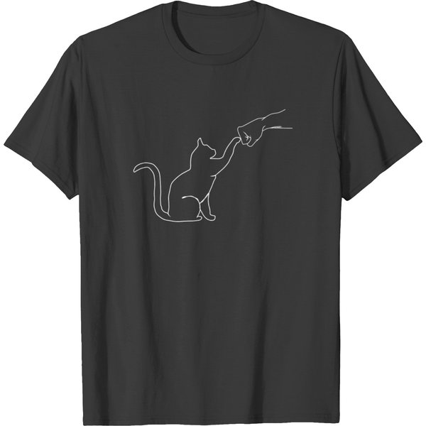 Cat Fist Bump, Cat Lovers T Shirts-image