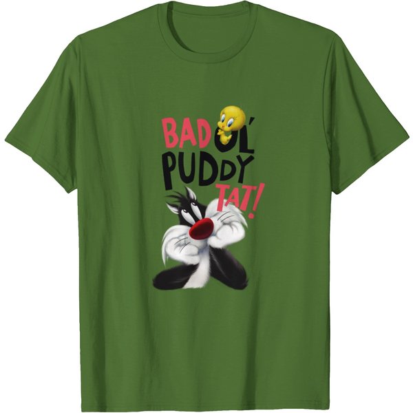 Sylvester™ & Tweety™- Mean Ol' Puddy Tat T-Shirt-image