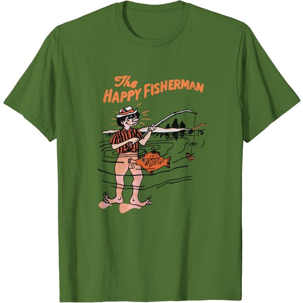 The Happy Fisherman T Shirt-image