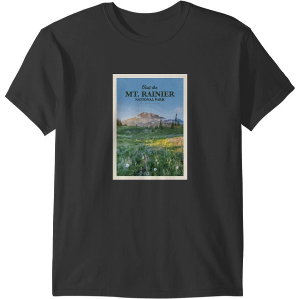 Visit The Mt Rainier National Park T-Shirts-image