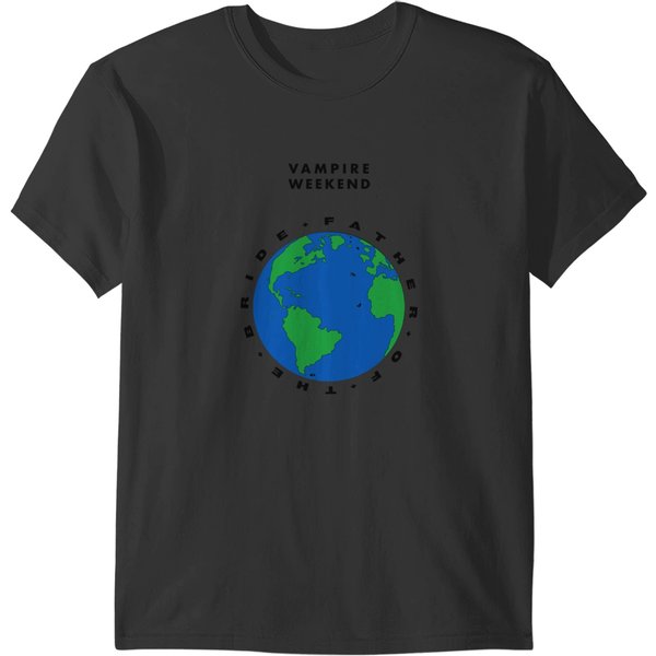 Gentle Tees Vampire Weekend Earth No Pocket Hooded Sweat White T-shirts