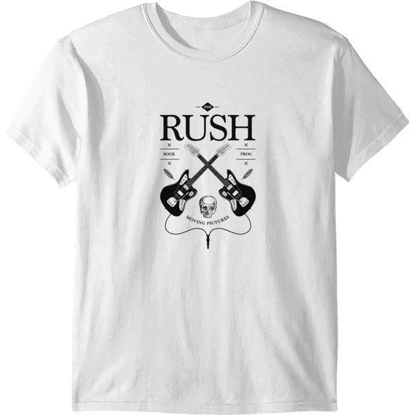 Rush Guitar Vintage Logo T-Shirts-image