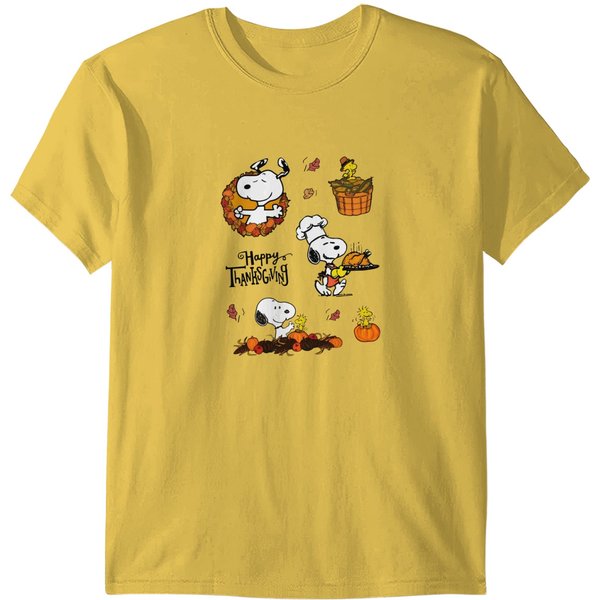 Happy Thanksgiving Snoopy T Shirts-image