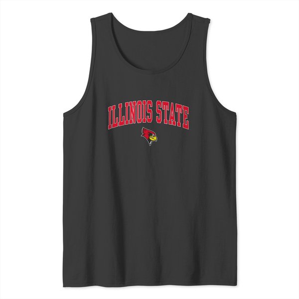 Mens Illinois State Redbirds Arch Over White Officially Licensed Tank Tops-image
