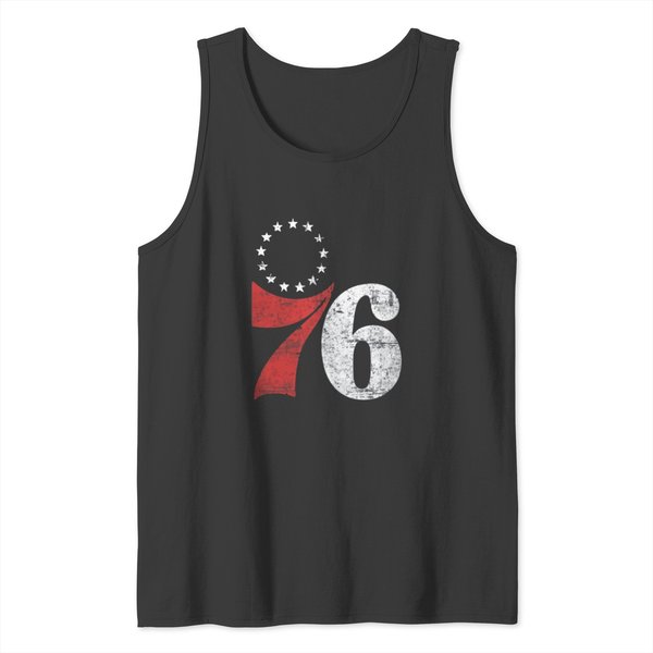 Worn Sixers Tank Tops-image