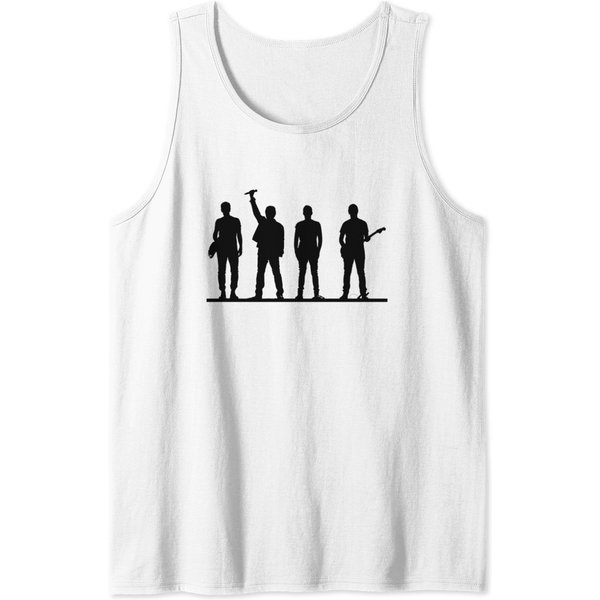 4 Lads - U2 Joshua Tree Silhouette - U2 - Tank Tops-image