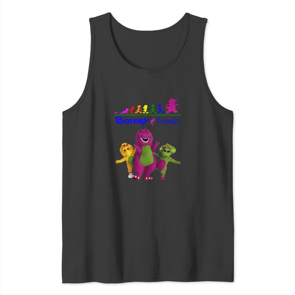 Barney The Dinosaur And Friends Tank Tops-image