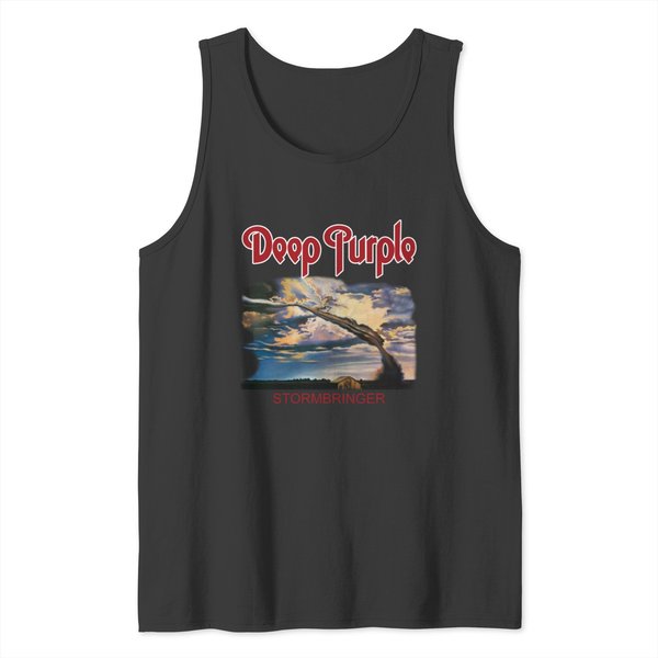 Vintage Deep Purple Stormbringer 1974 New Graphic Tank Tops-image