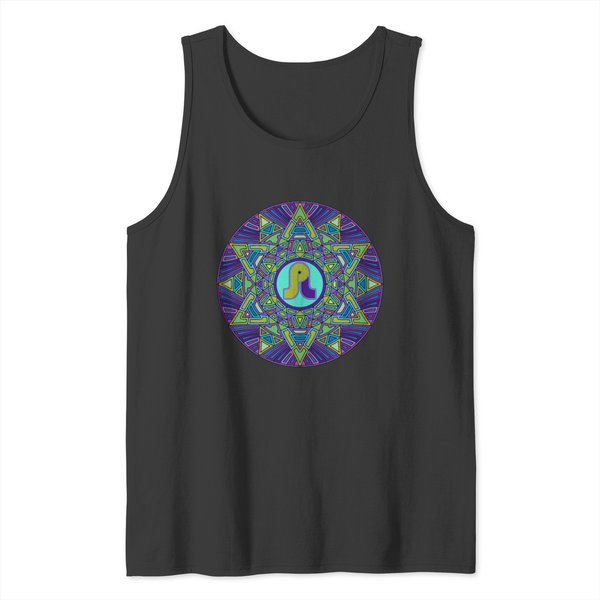 Pretty Lights Sacred Mandala Festival Trippy Tank Tops-image