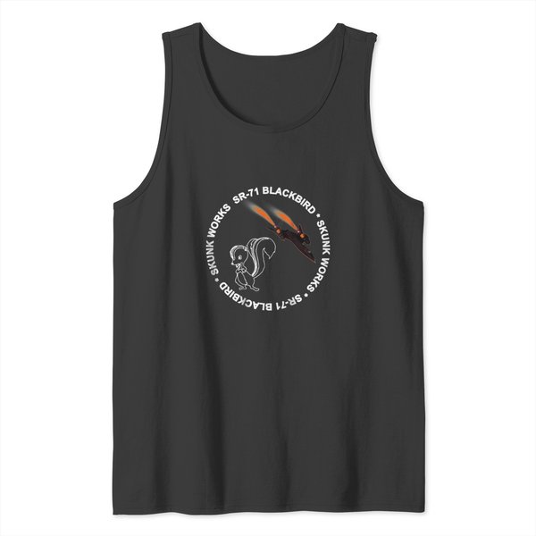 Sr71 Blackbird Skunk Works Blackbird Tank Tops-image