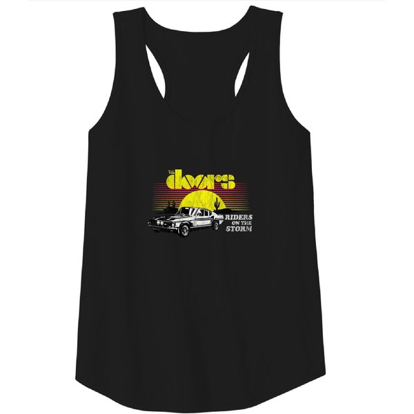 The Doors Riders On The Storm Jim Morrison Rock Vintage Tank Tops Tank Tops-image