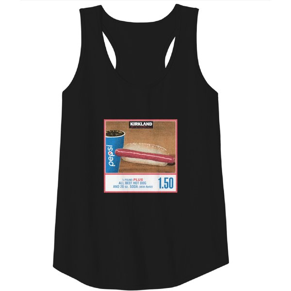 Costco Hot Dog & Soda Combo Tank Tops-image