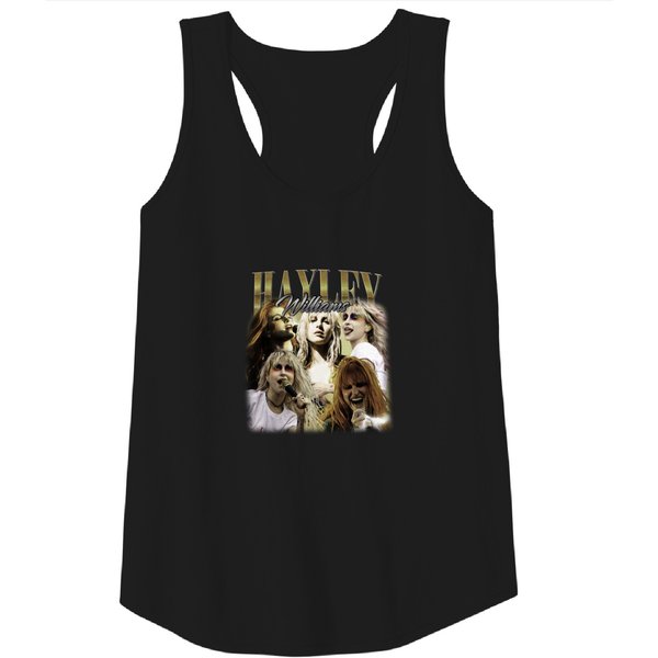 Vintage Wash Hayley Williams, Gift For Women And Man Unisex Tank Tops-image