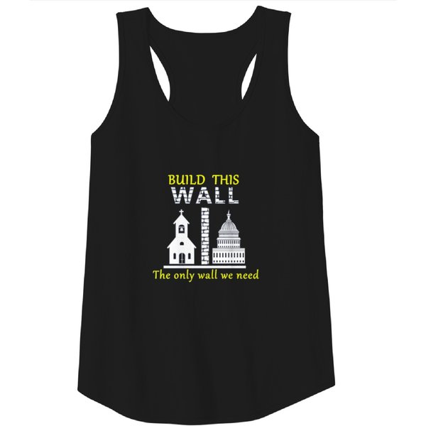 Build This Wall Secularism Tank Top-image